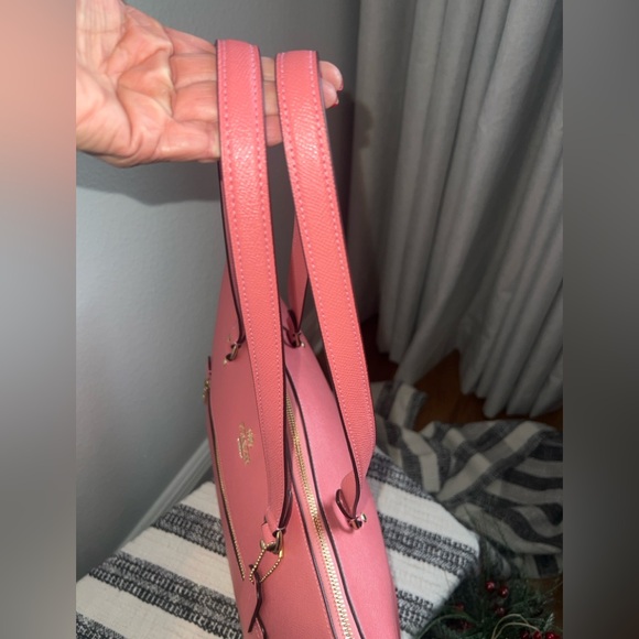 NWOT pink Coach Gallery Tote Bag with matching zippered Wallet - Picture 8 of 14